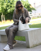 Mala - Just Cavalli  Handbag in Off White