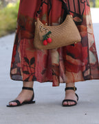 Sandália Rasa Preta - Versace