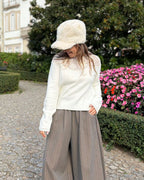 Camisola Crochê Rosas - Twinset