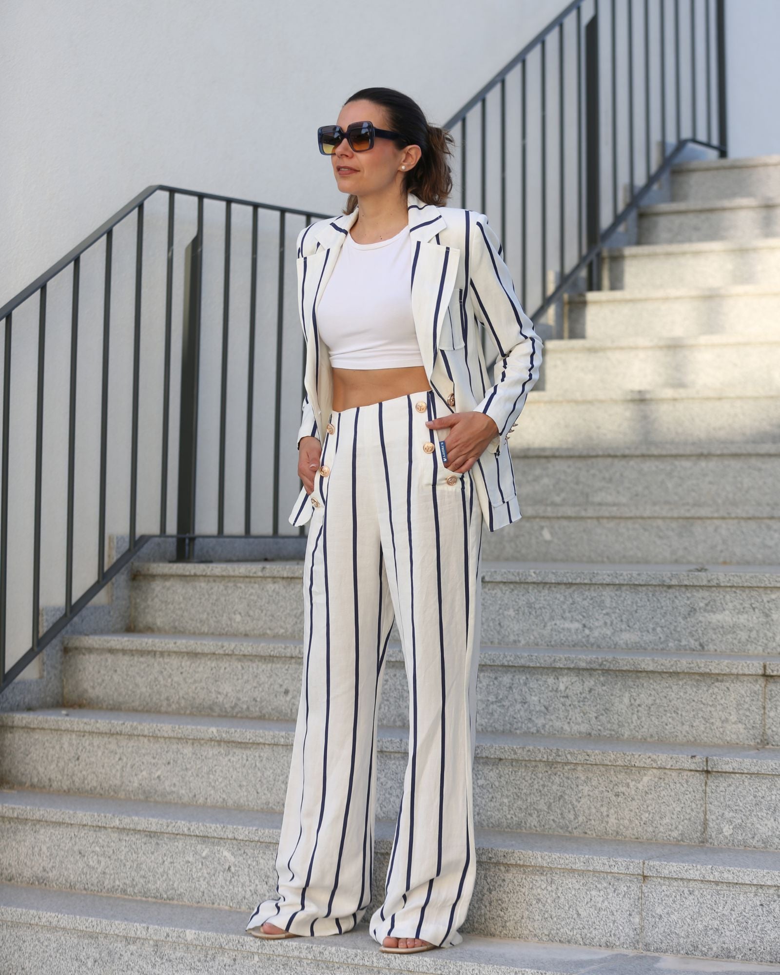 Casaco Listado- Highly Preppy