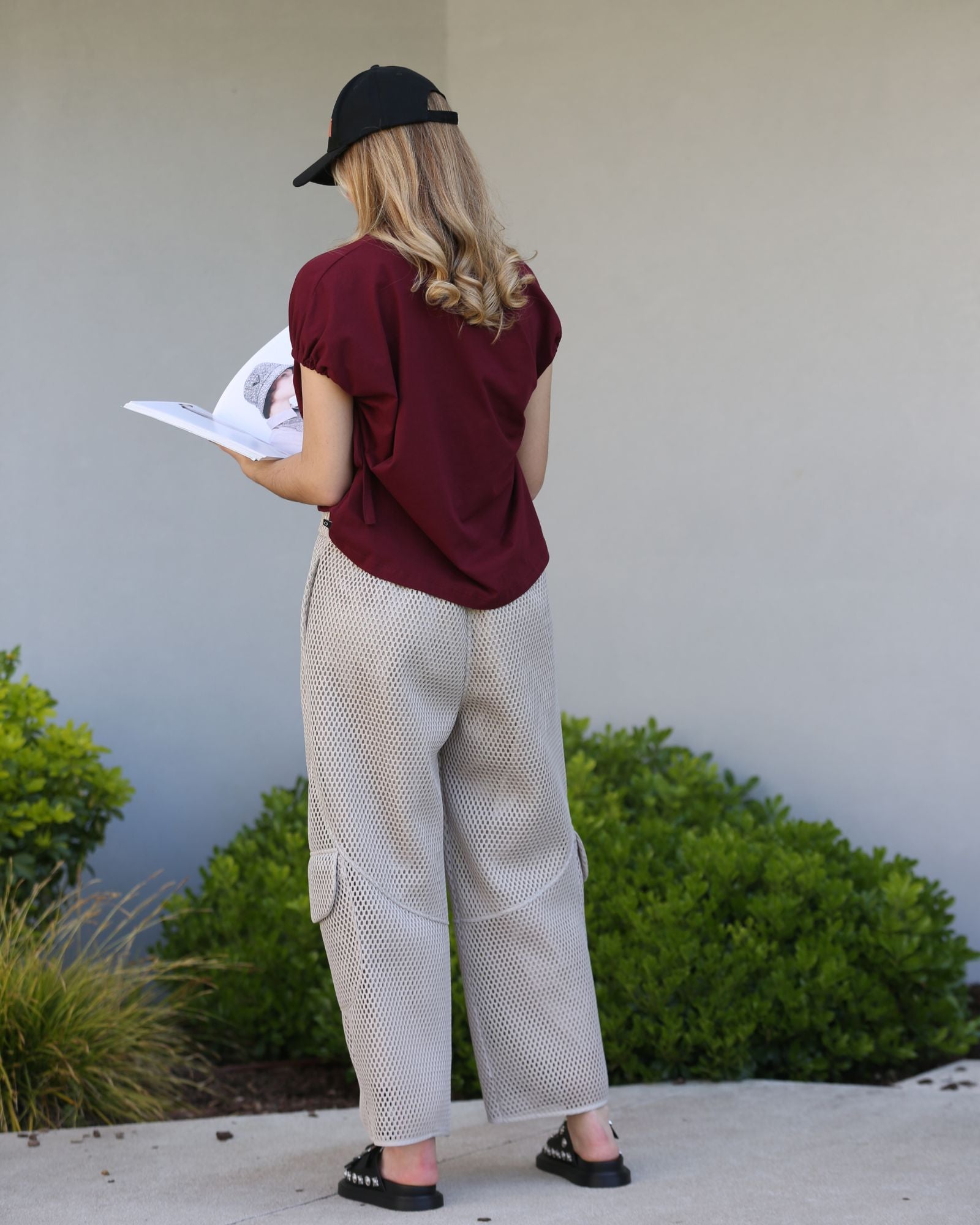 Calça Cargo com Textura de Malha - Bize