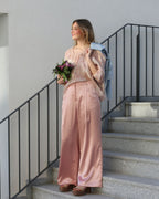 Calça Acetinada Palazzo - Twinset