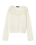 Camisola Crochê Rosas - Twinset