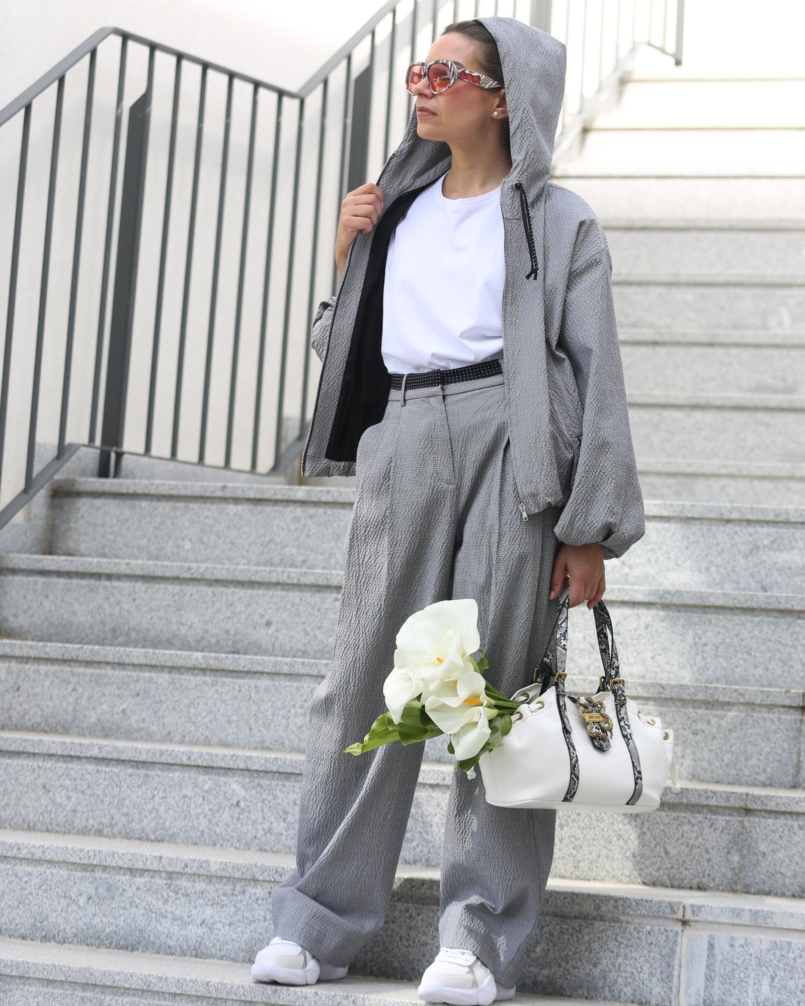 Calça em Xadrez Vichy- Ottod'Ame