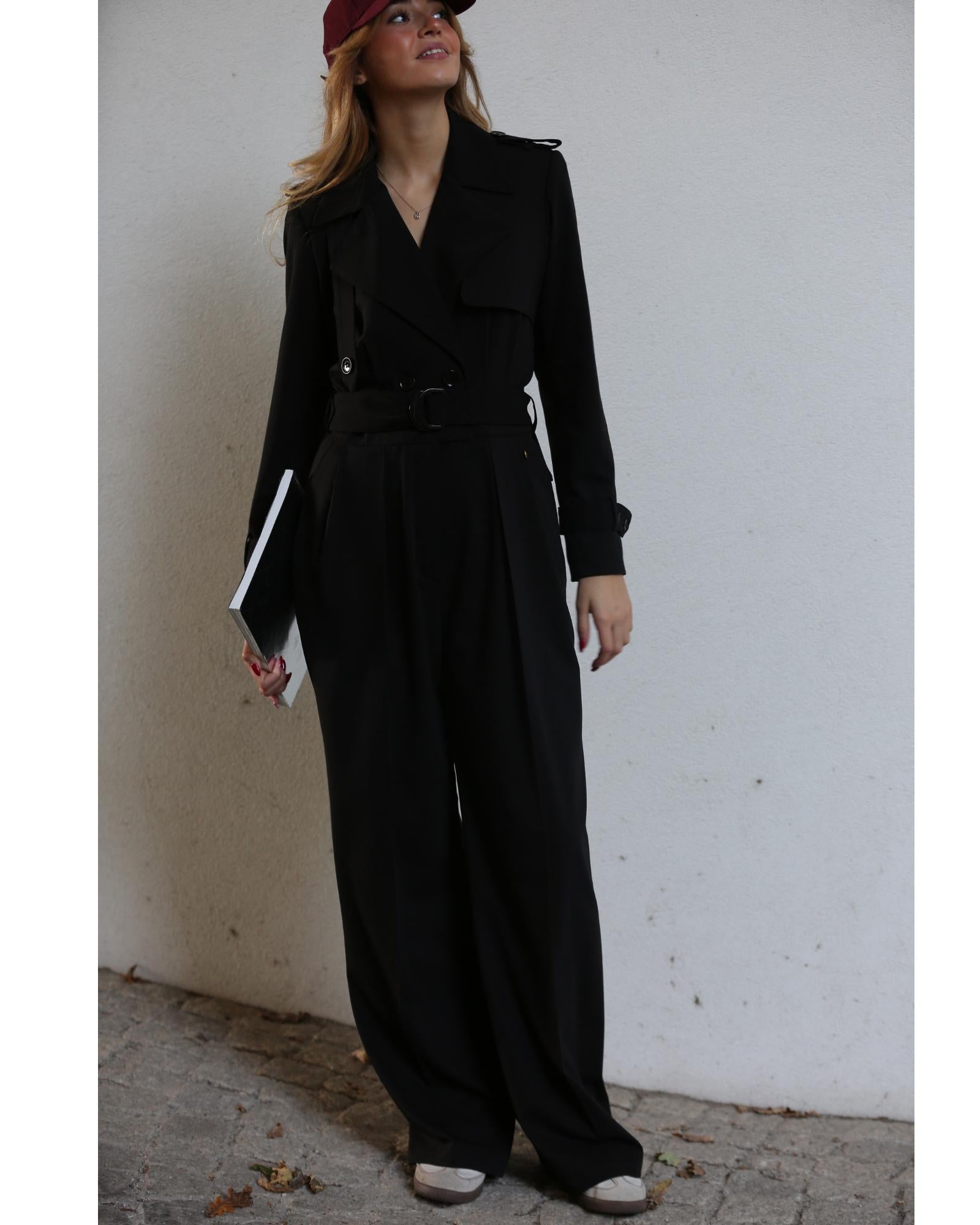 Macacão Preto Elegante - Masavi