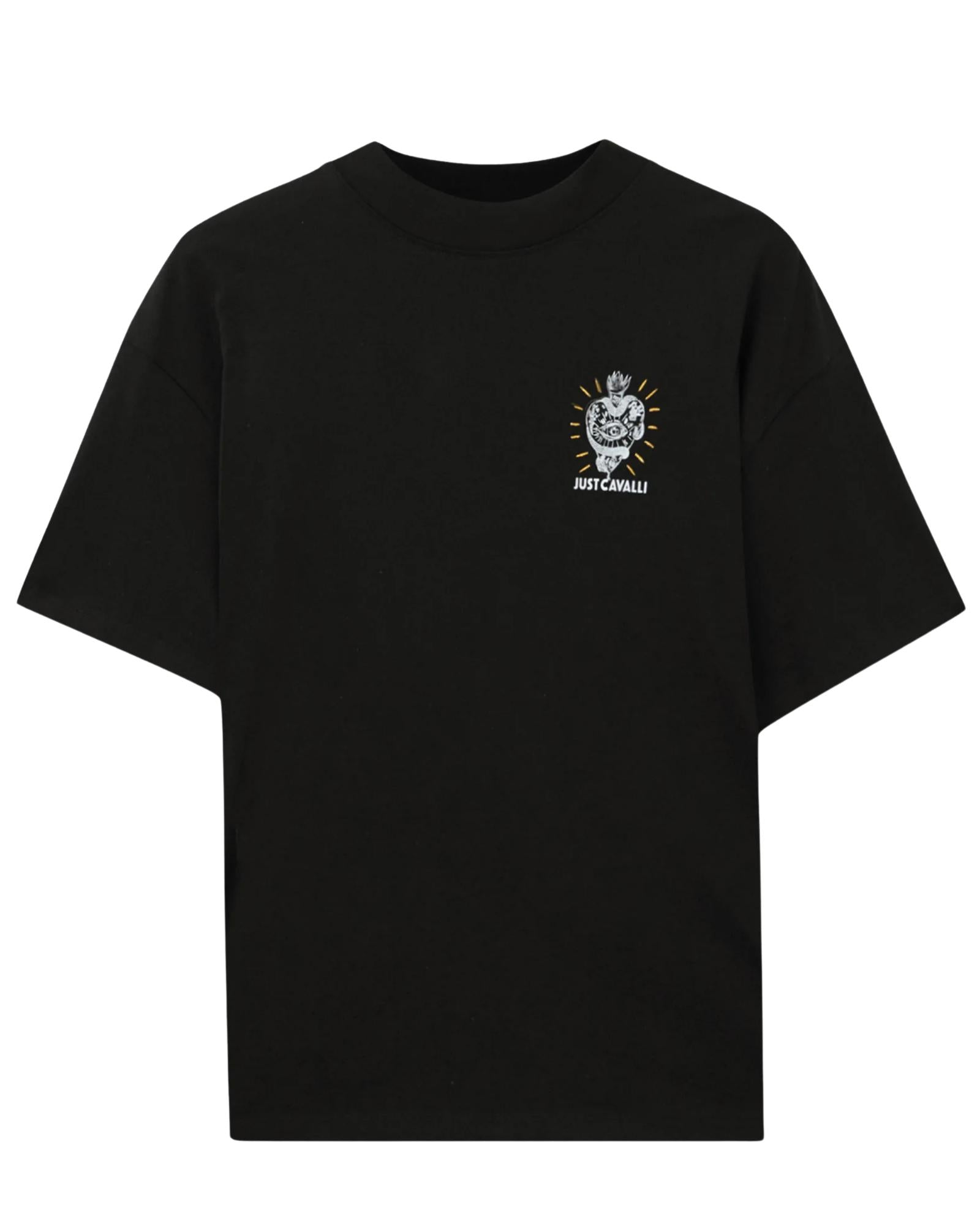 T-shirt Tatuagem de Coração - Just Cavalli
