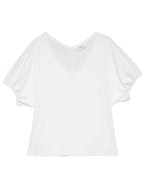 T-shirt com decote em V - Ottodame