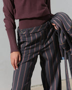 Calça Palazzo listradas - Silvian Heach