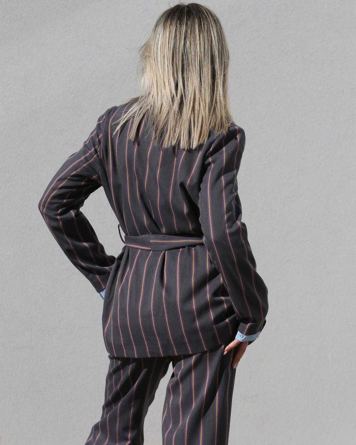 Blazer envelope com risca de giz - Silvian Heach