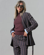 Blazer envelope com risca de giz - Silvian Heach