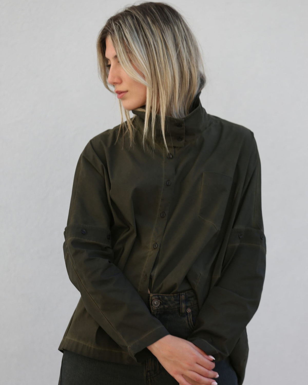 Camisa Duo Sleeve - Lotus