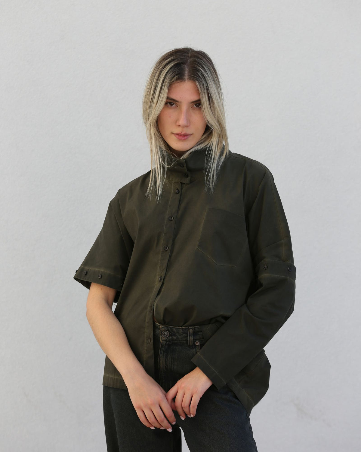 Camisa Duo Sleeve - Lotus