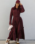 Vestido Bordeaux Éclat - Bize