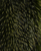 Casaco verde oversized de pelo sintético - Essentiel
