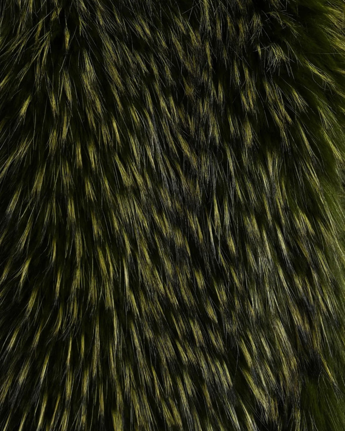 Casaco verde oversized de pelo sintético - Essentiel
