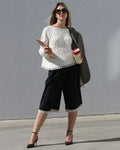 Camisola Malha Texturizada Cru - Twinset
