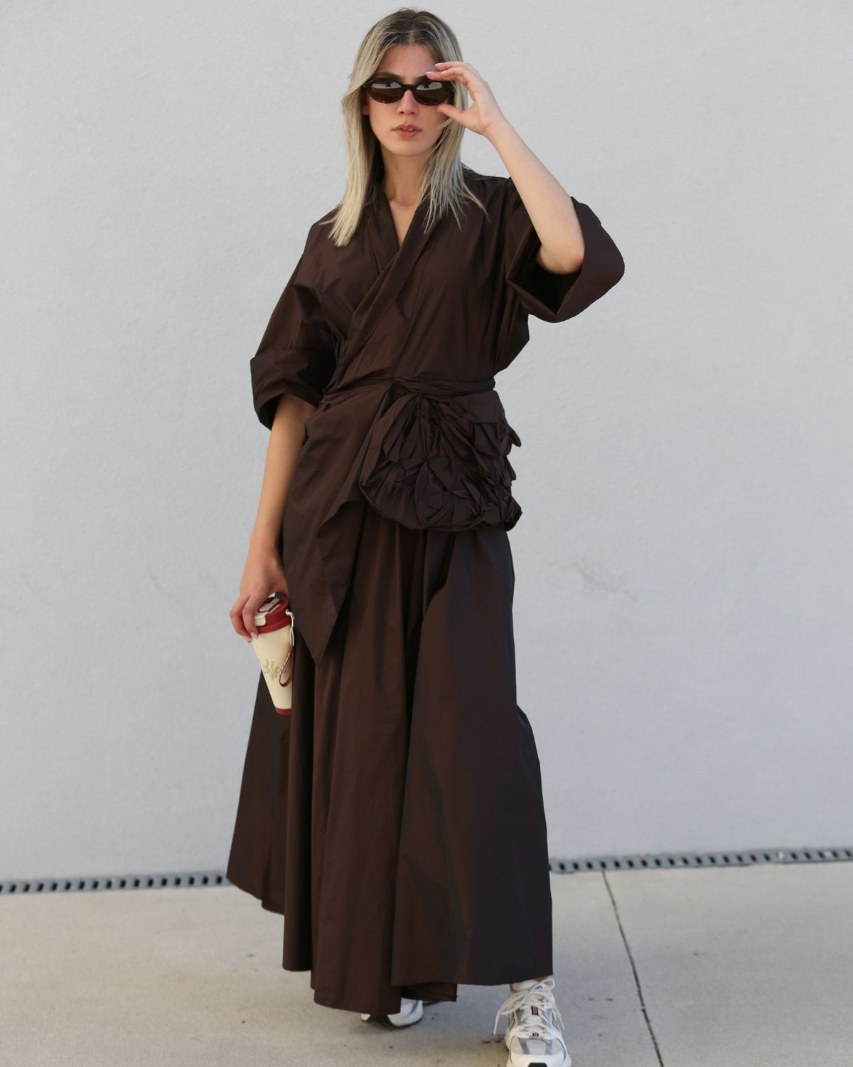 Blusa Kimono Drapeada - Bize