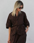 Blusa Kimono Drapeada - Bize