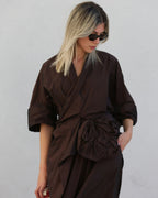 Blusa Kimono Drapeada - Bize
