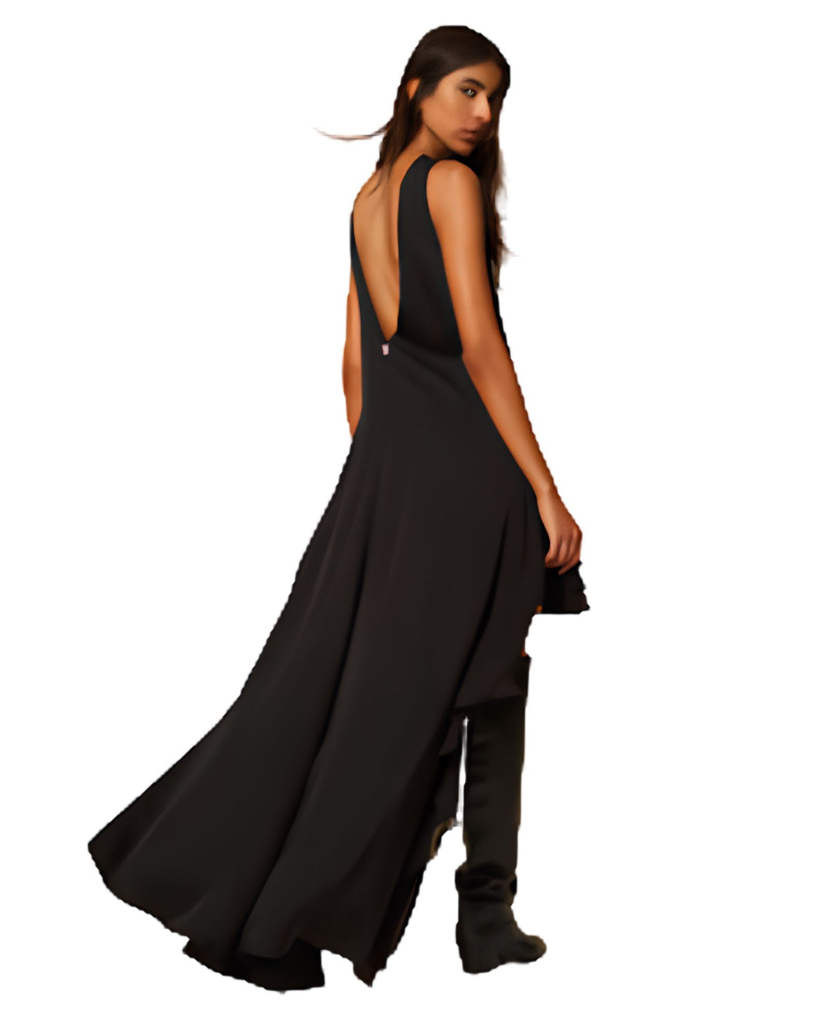 Vestido Longo Assimétrico - Twinset