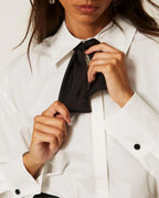 Camisa com Gravata Borboleta- Twinset
