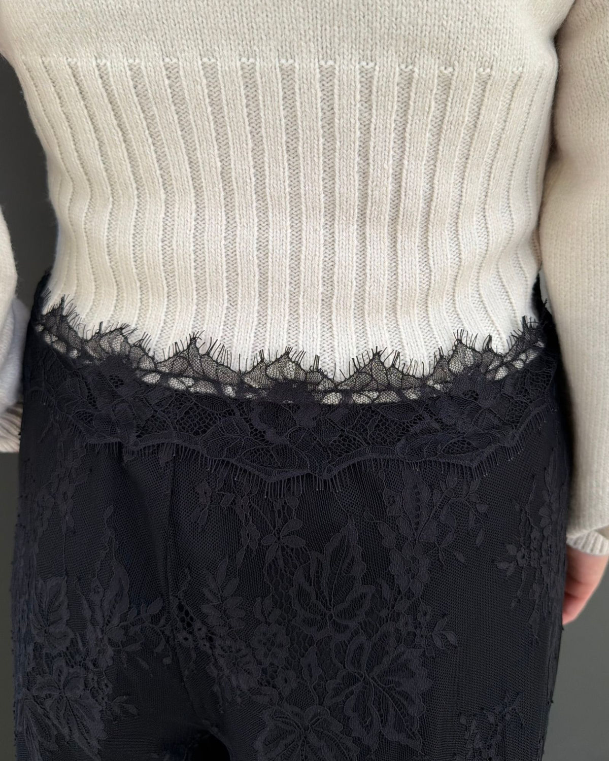 Bolero Malha com Renda - Twinset