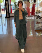 Conjunto Camisa & Saia Plissada Verde - Ceremony