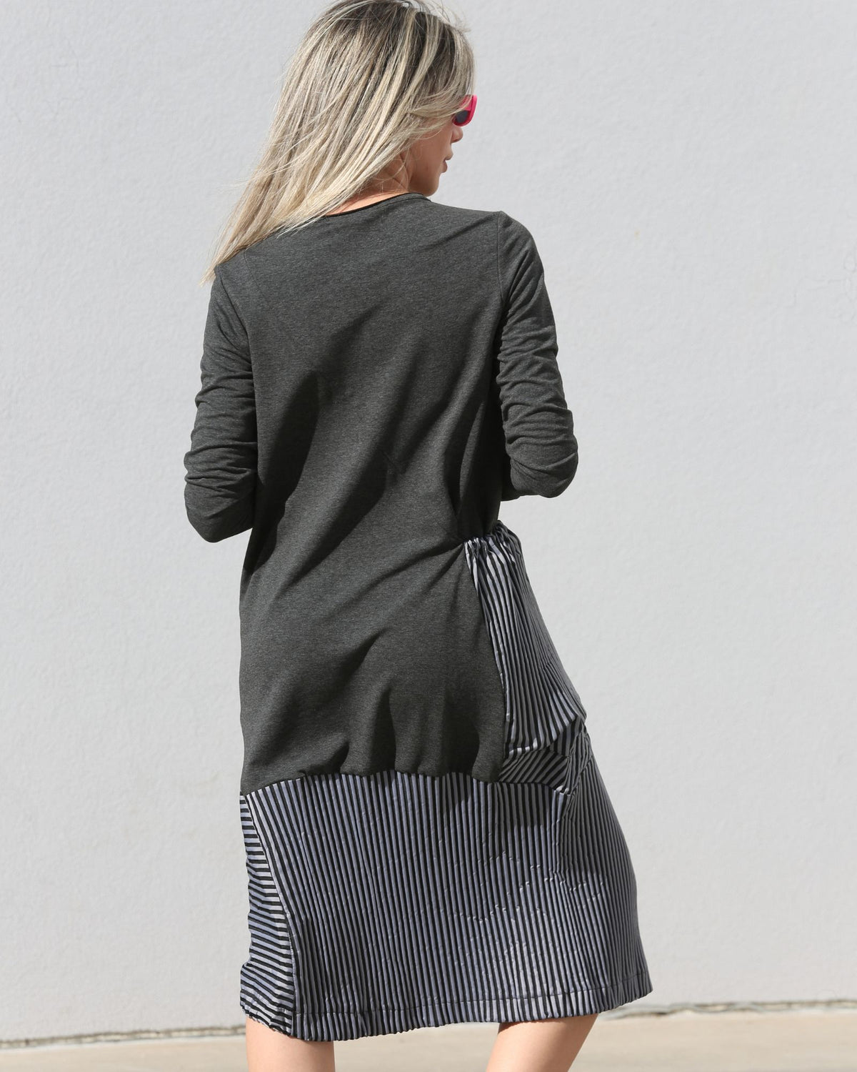 Vestido Bolso Plissado - Bize