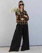Calça Palazzo Écru - Lotus