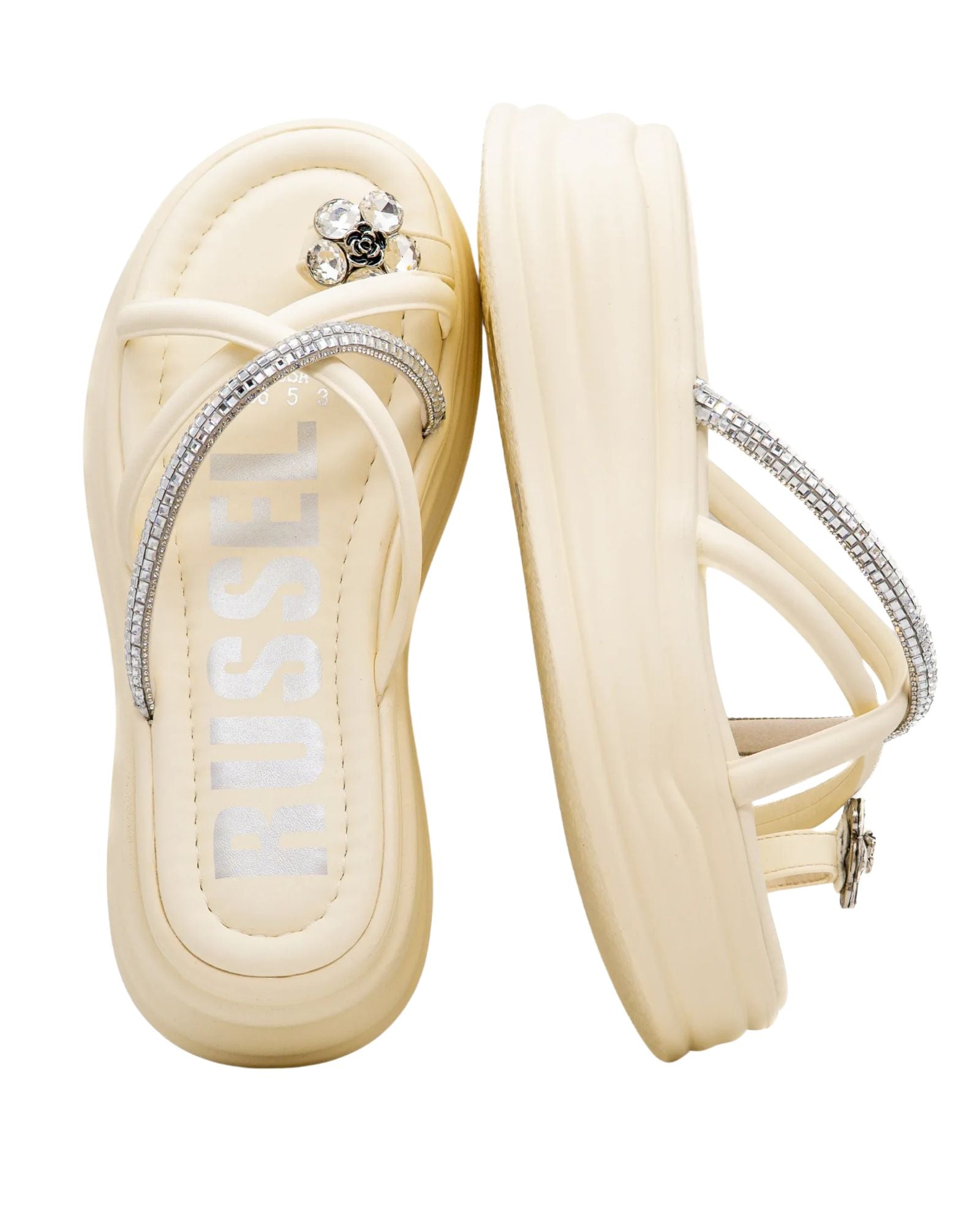 Chinelo Flo Branco - Russel