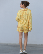 Blusa com estampa de beijo de jaguar - Just Cavalli