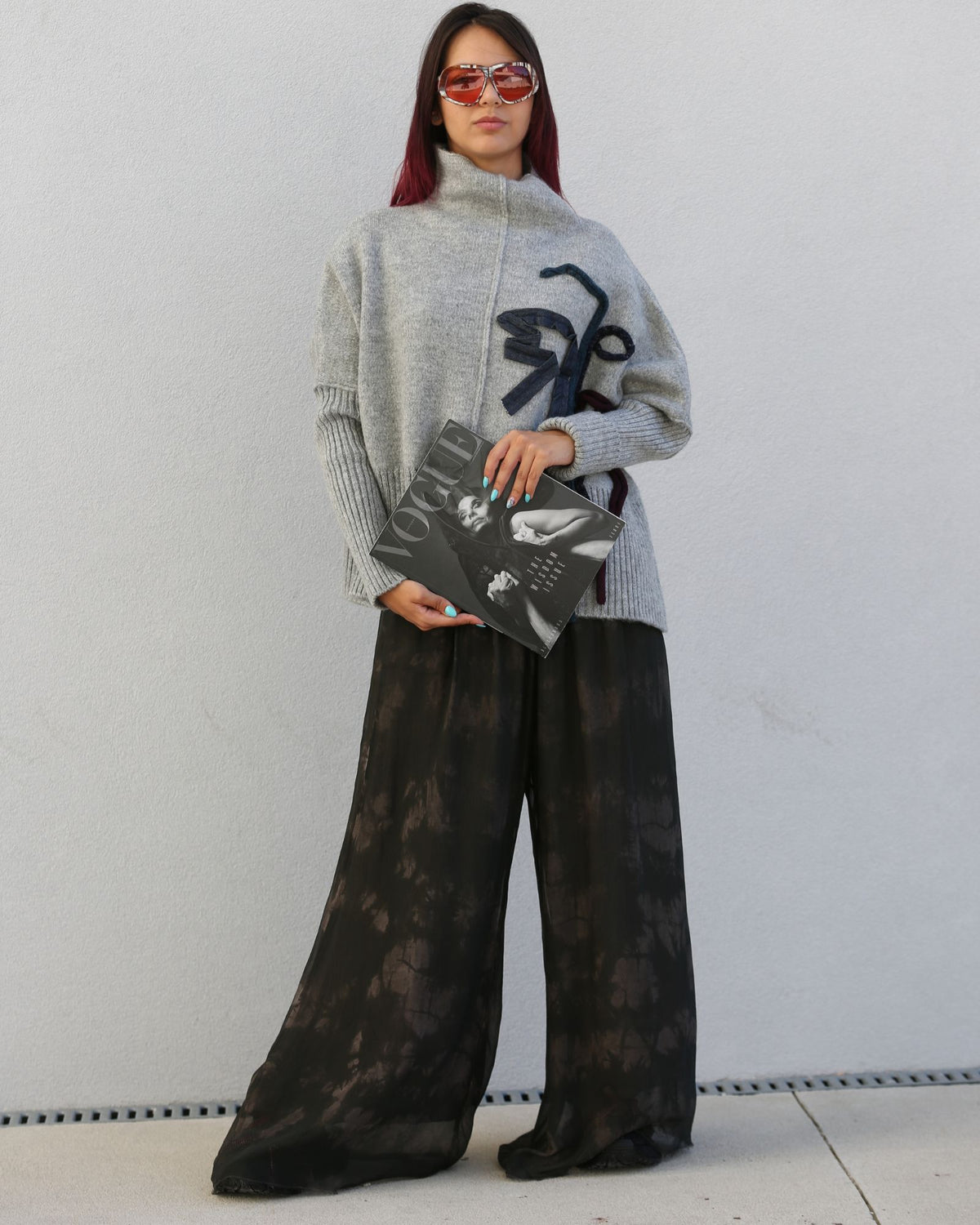 Calça Palazzo Tie-Dye - Sanctamuerte