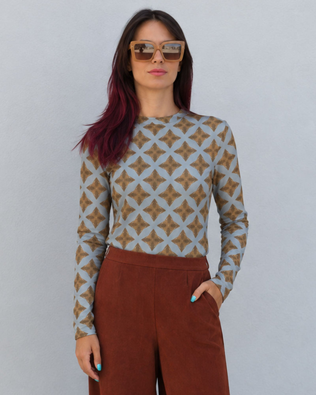 Camisola Padrão Geométrico - Anonyme