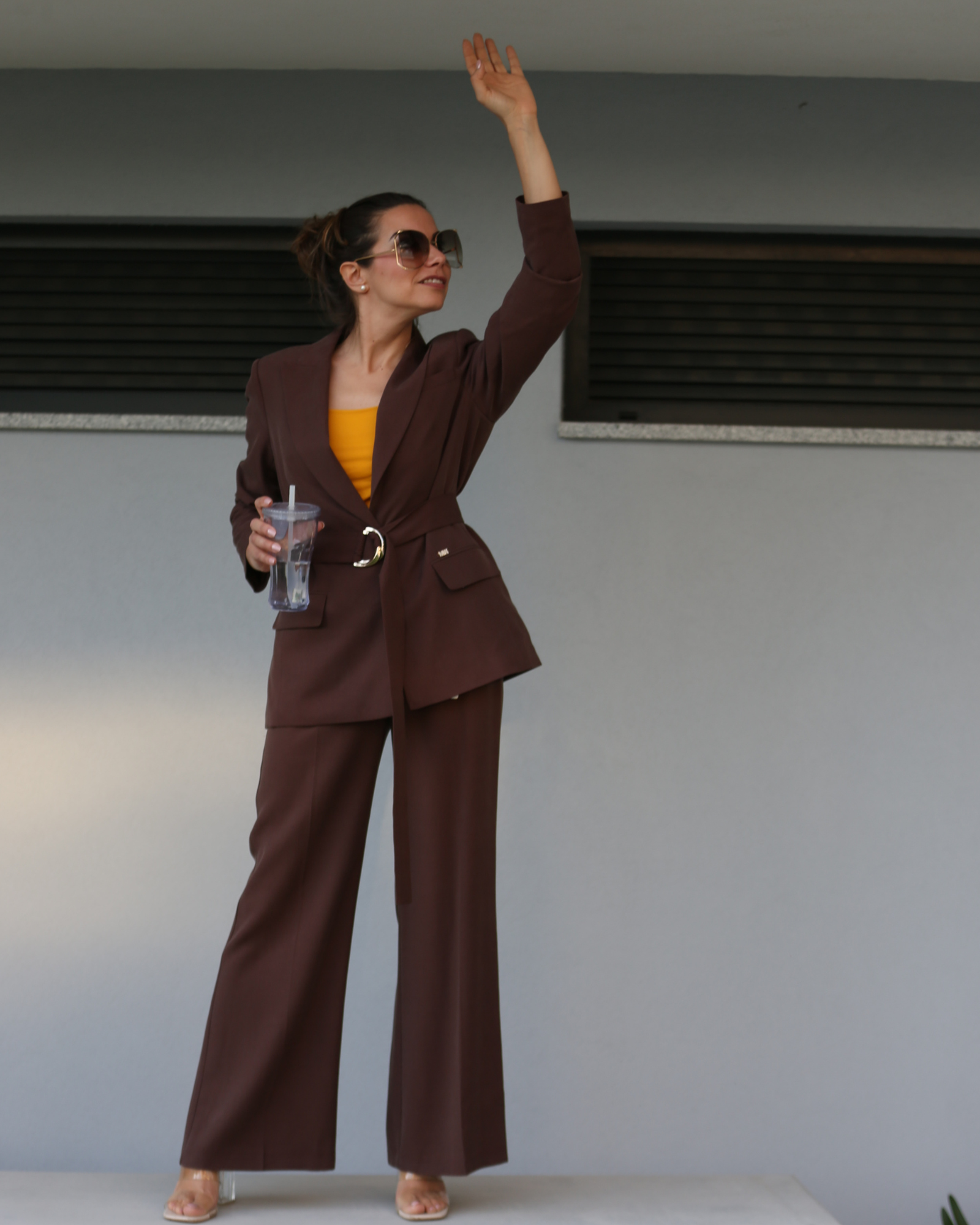 Blazer com cinto - Markup
