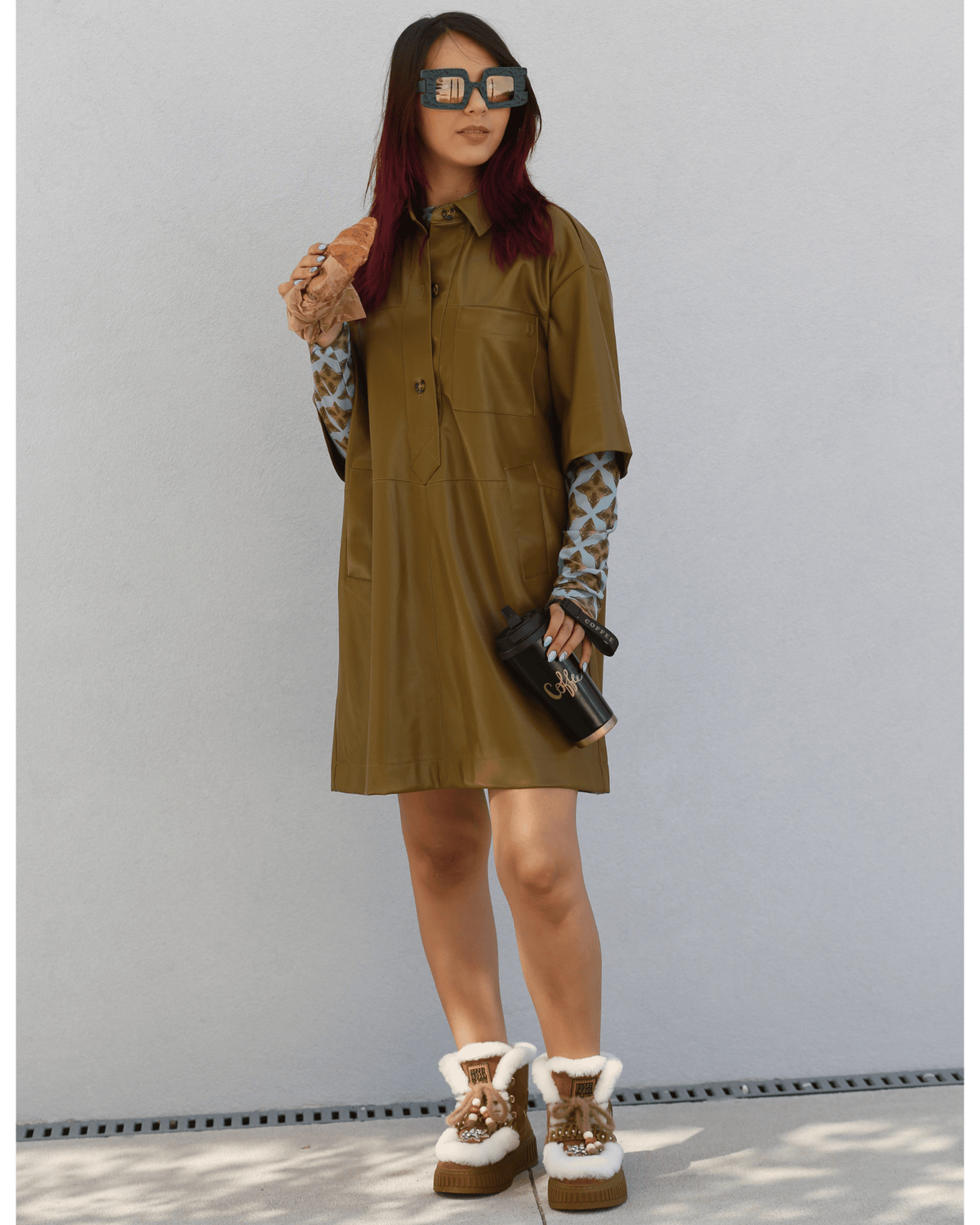 Vestido Cáqui Harter - FRNCH