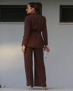 Calça palazzo em tecido fluído - Markup