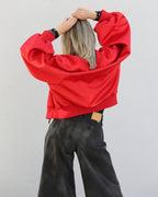 Bomber vermelho com mangas volumosas - Essentiel