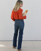 Blusa cropped com efeito blusão - Silvian Heach