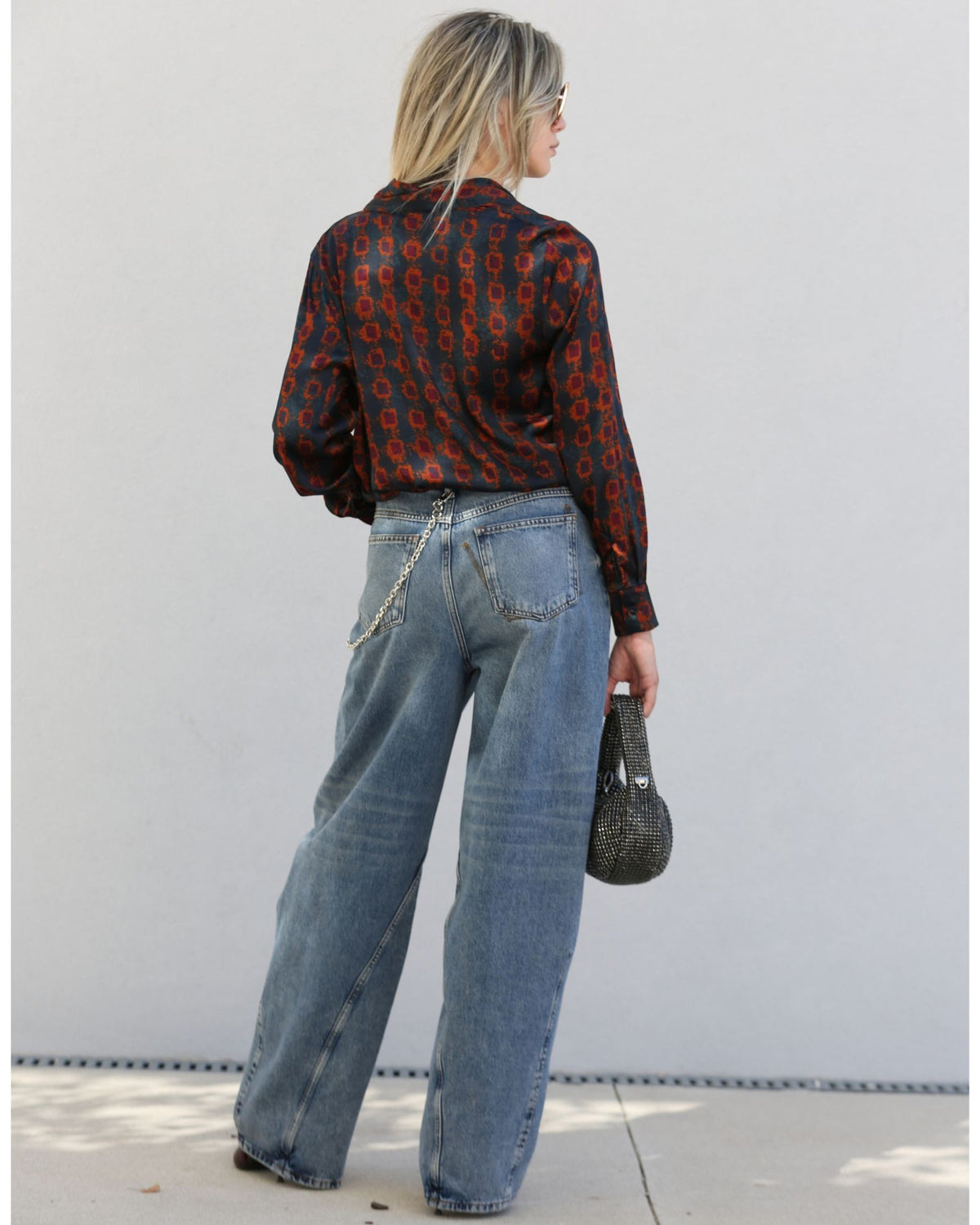 Calça Azul de Balão - Essentiel