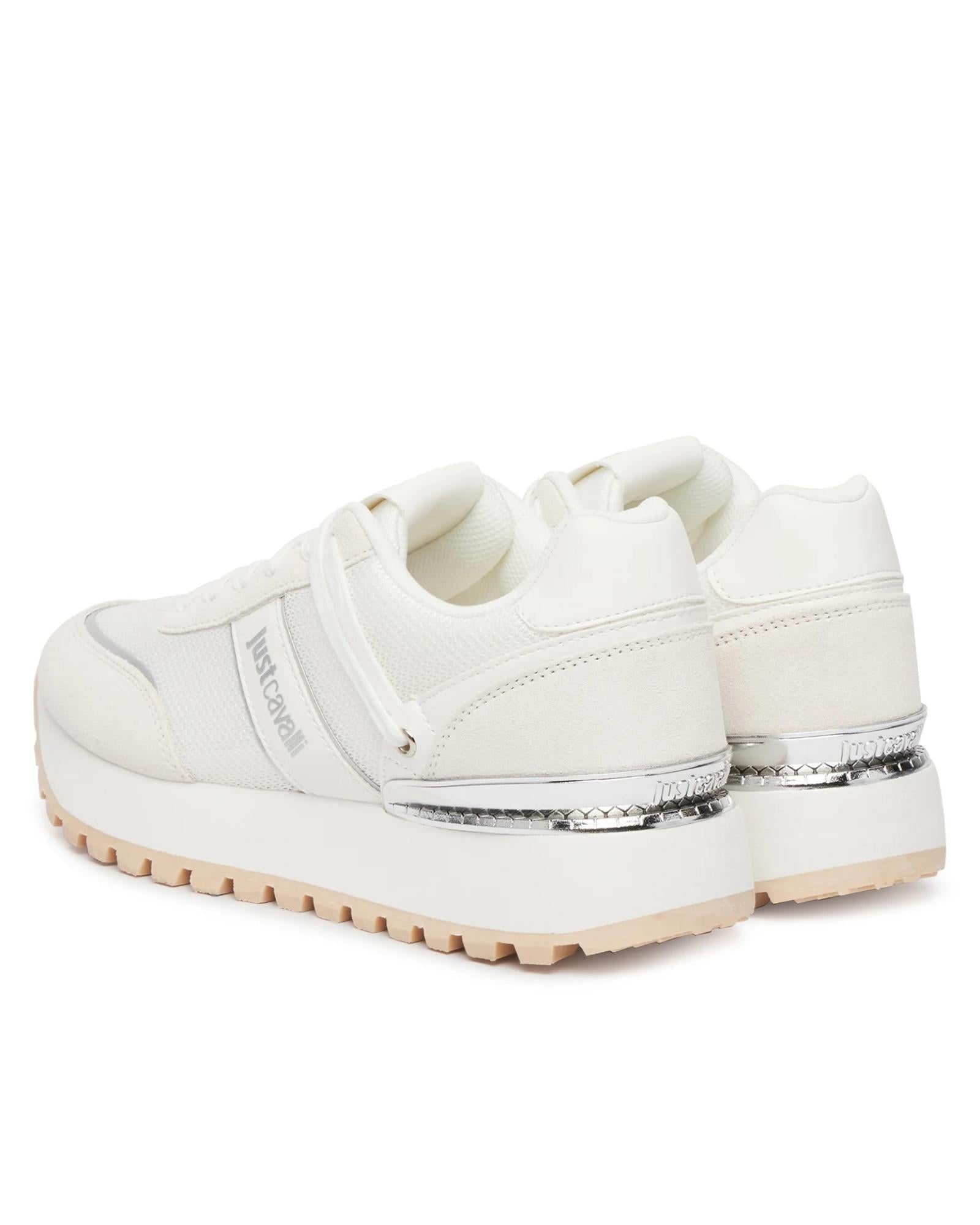 Ténis Plataforma Branco - Just Cavalli